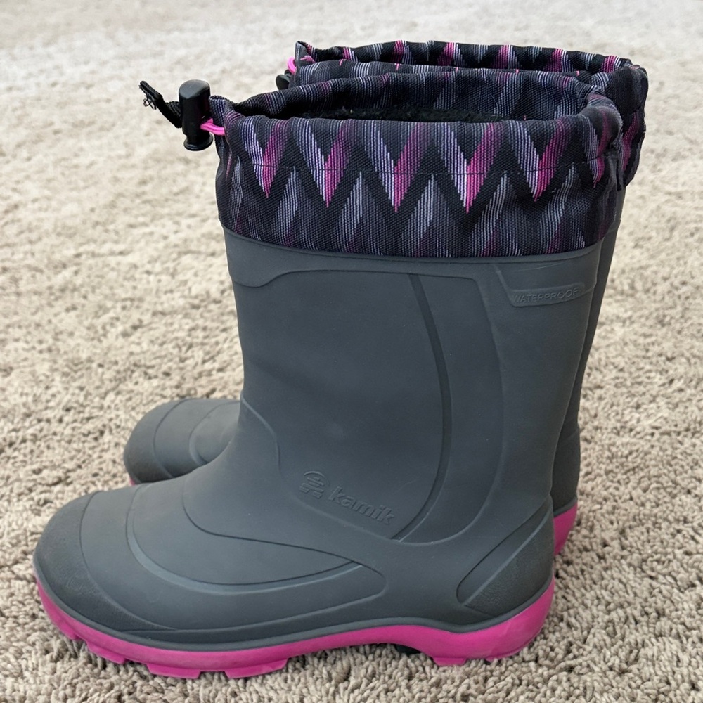 Kamik Kids SNOBUSTER 2 Winter Boots - Size 5 - Picture 3 of 6